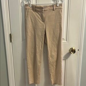 LOFT Curvy Fit Tan Trousers